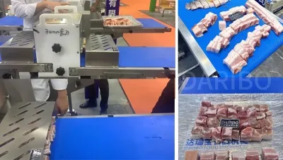 Cortadora de carne en tiras y cubos, DRB-FT330
