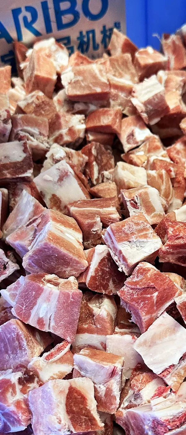 Cortadora de carne congelada en cubos 2D (con y sin hueso)