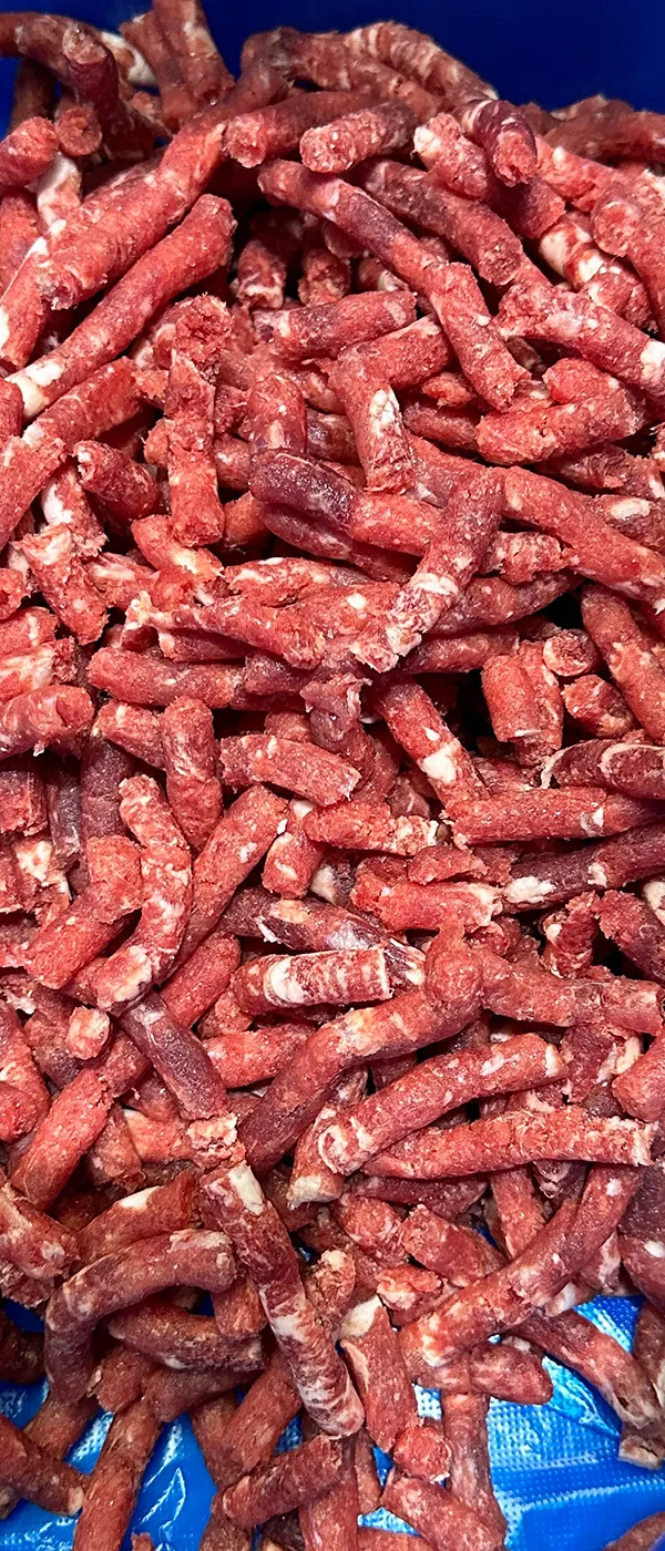 Picadora de carne fresca y congelada