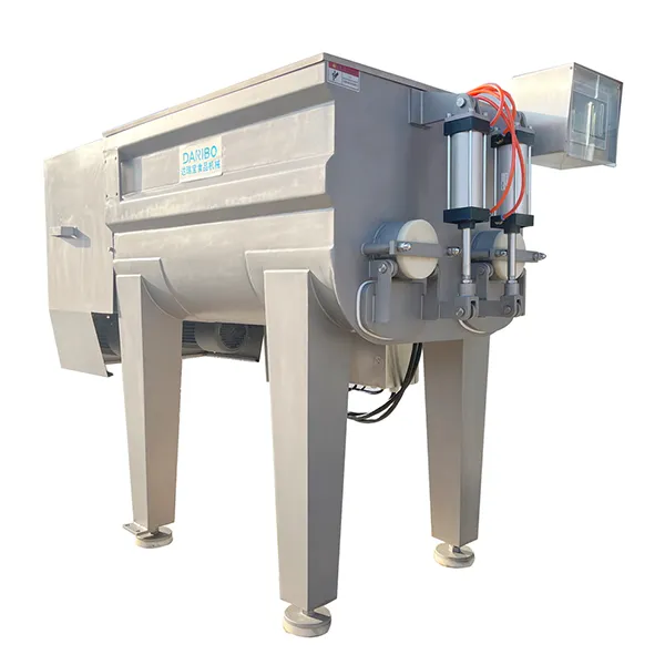 Mezcladora de carne de doble paleta (400 - 3000L de volumen)