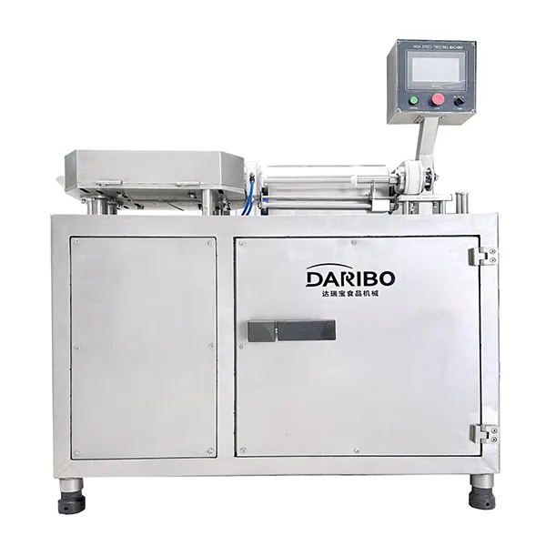 Máquina para enlazar y colgar salchichas