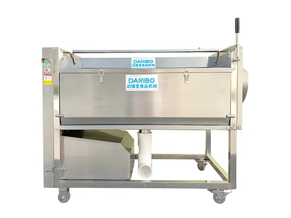 Lavadora de cepillos para vegetales